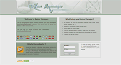Desktop Screenshot of buzzer-manager.com